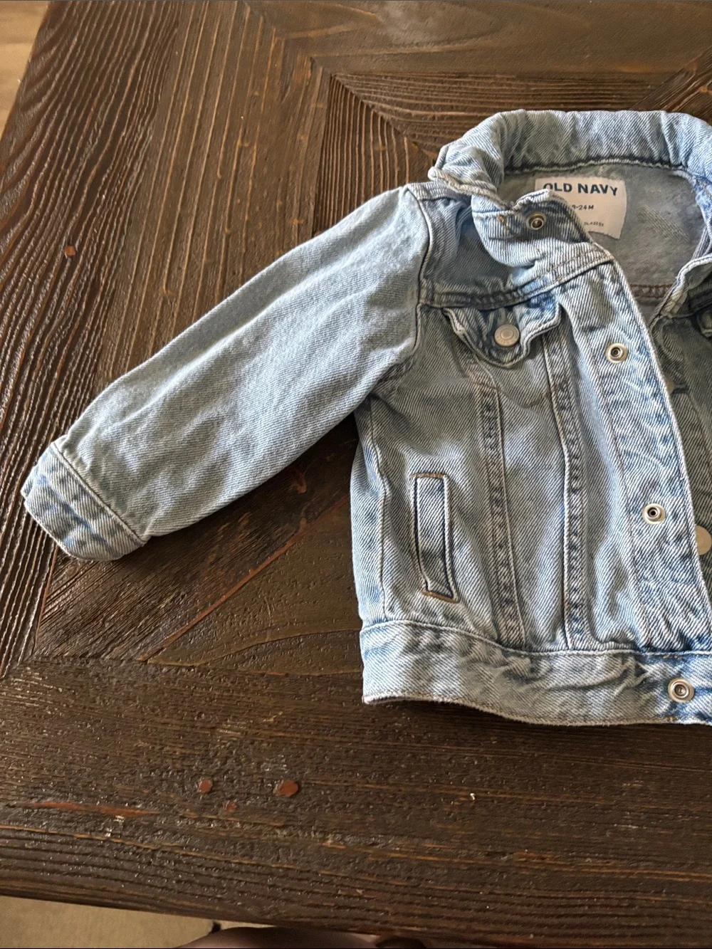 Old Navy Light Blue Denim Jean Jacket for Kids
